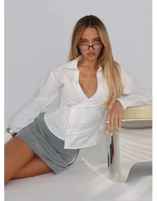 Asymmetrical Long Sleeve Shirt