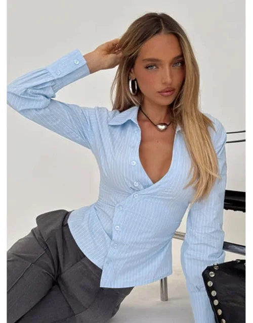 Asymmetrical Long Sleeve Shirt