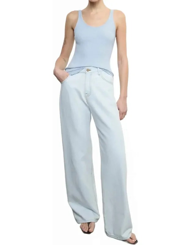 Slouchy Straight Jeans