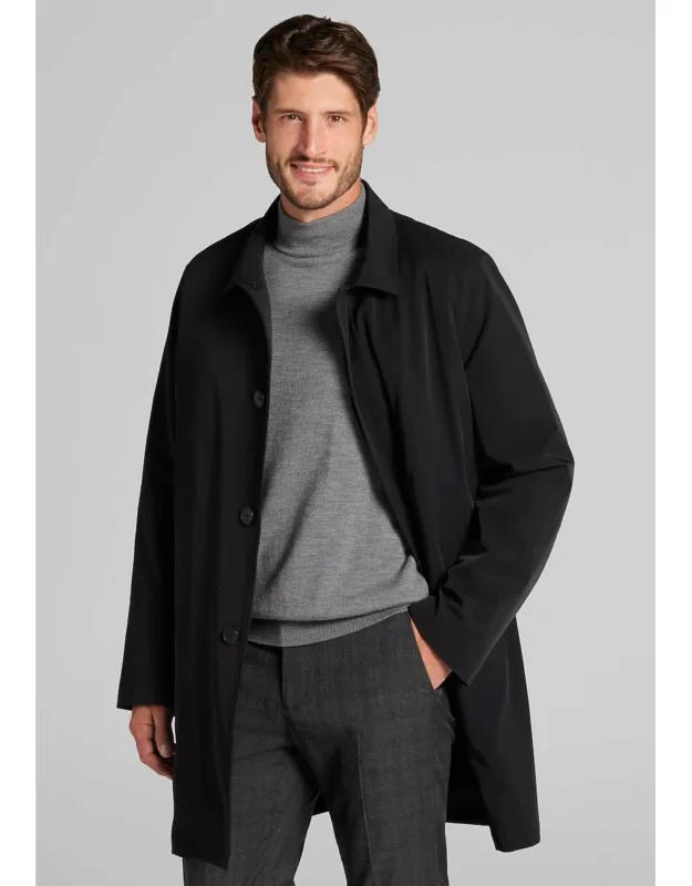 Traveler Collection Tailored Fit Stretch Raincoat With Liner