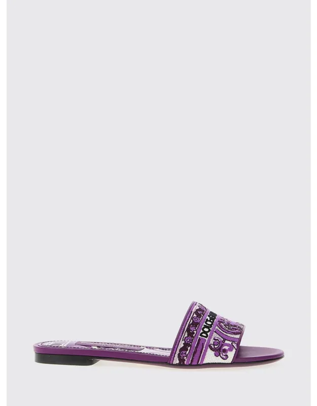 Flat Sandals Violet