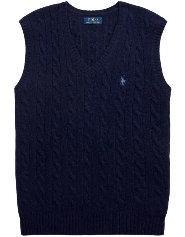 Sweater Ribbed V-neck Sleeveless