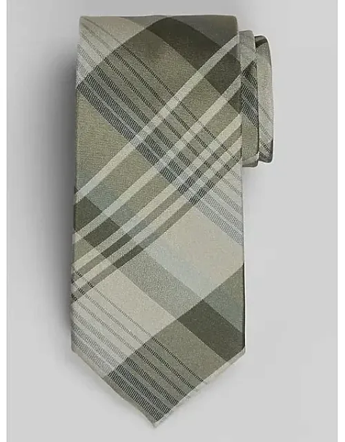 Narrow Plaid Tie