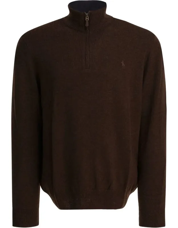 Wool Sweater With Zipper