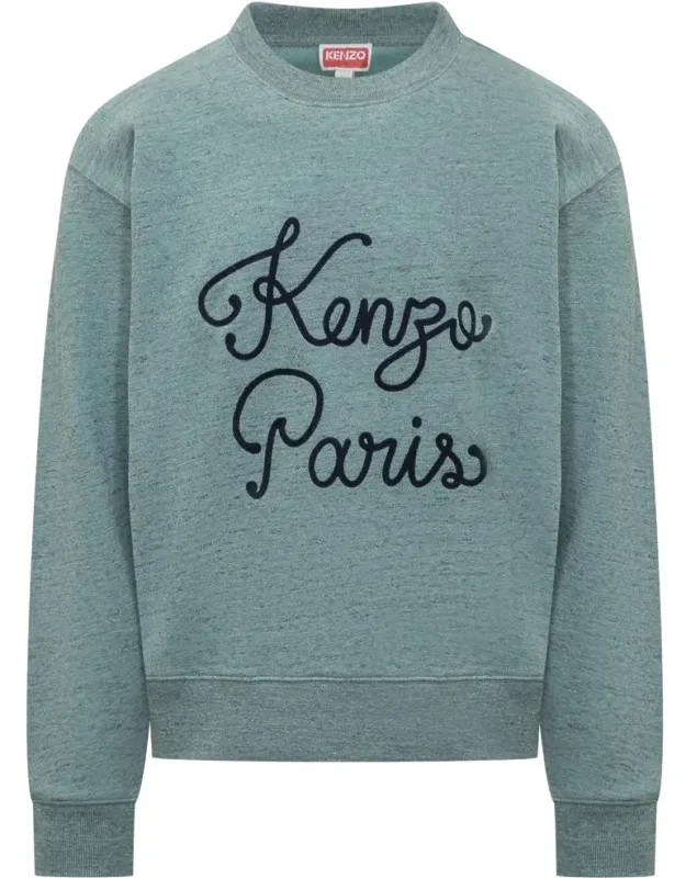 Cotton Sweatshirt With Embroidered Logo
