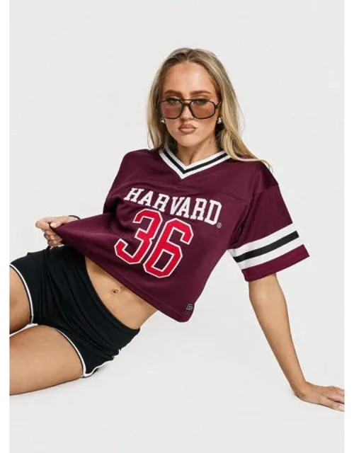 Cropped Football Jersey Tee