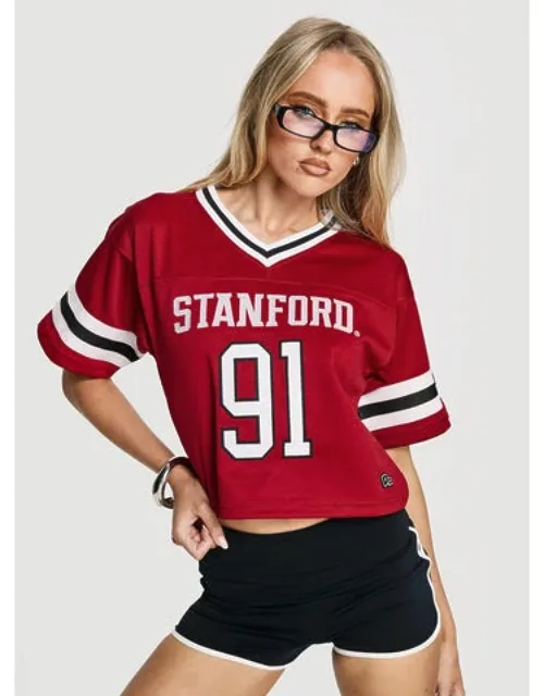 Cropped Football Jersey Tee