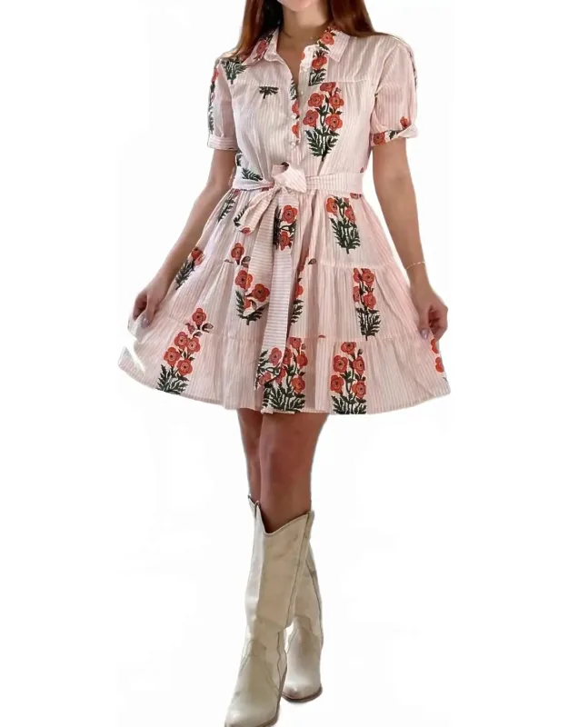 Mini Dress In Bouquet