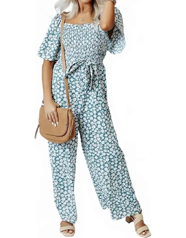 Floral Jumpsuit