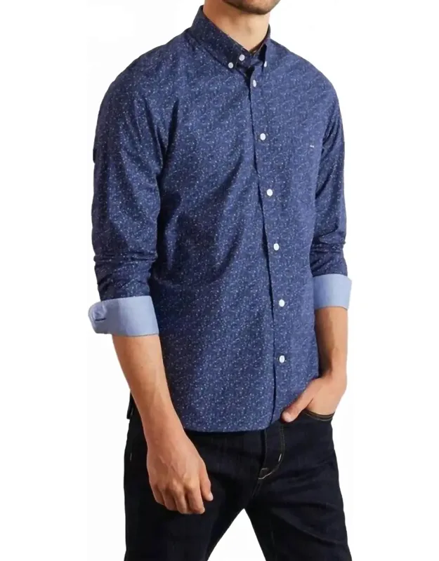 Polo Shirt With Floral Detail