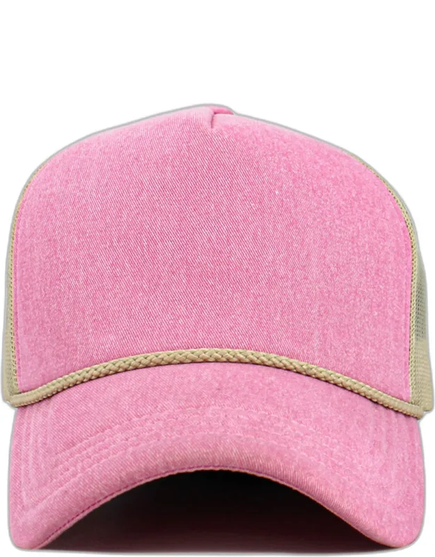 Plain Premium Pigment Foam Trucker Hat