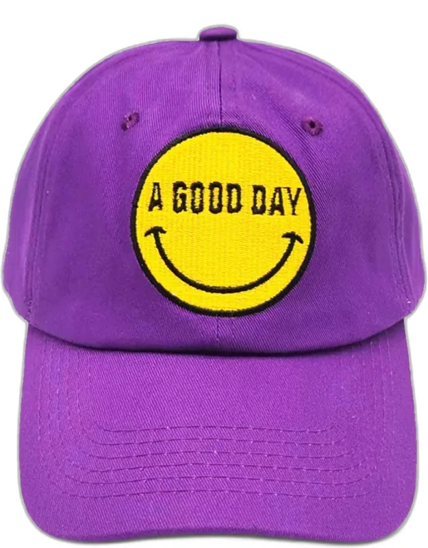Smile A Good Day Message Baseball Cap