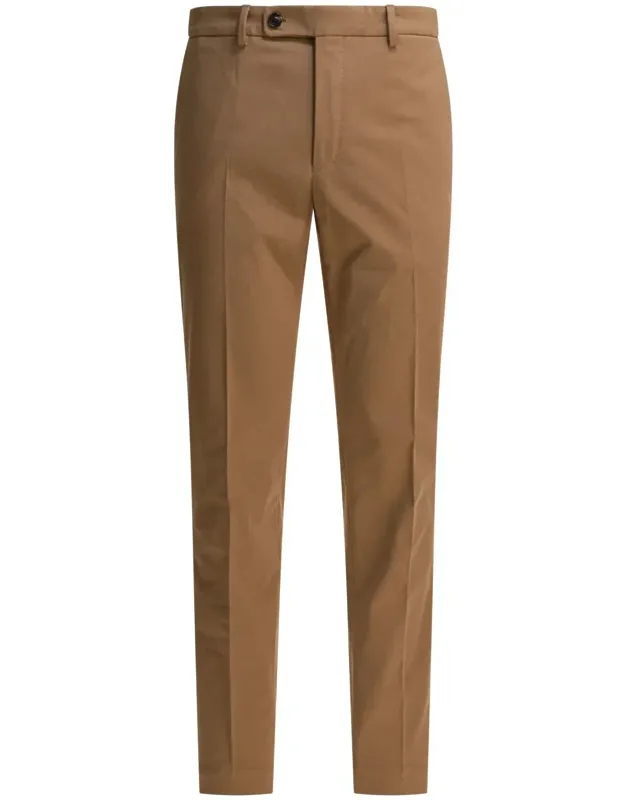 Cotton Pants Constructed From Natural-based Fabric With Shaped Waistband