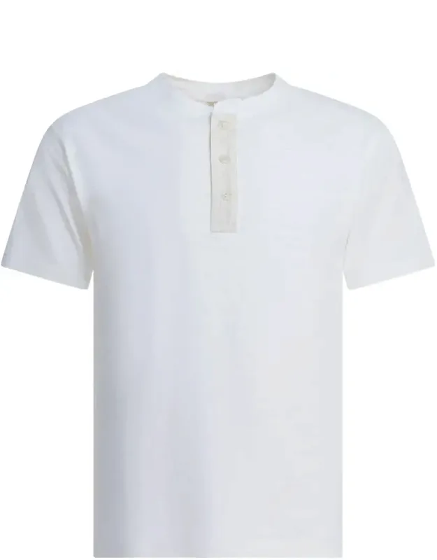Cotton T-shirt With Buttons
