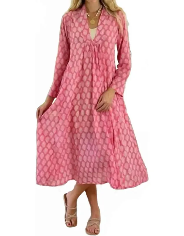 V-neck Midi Dress