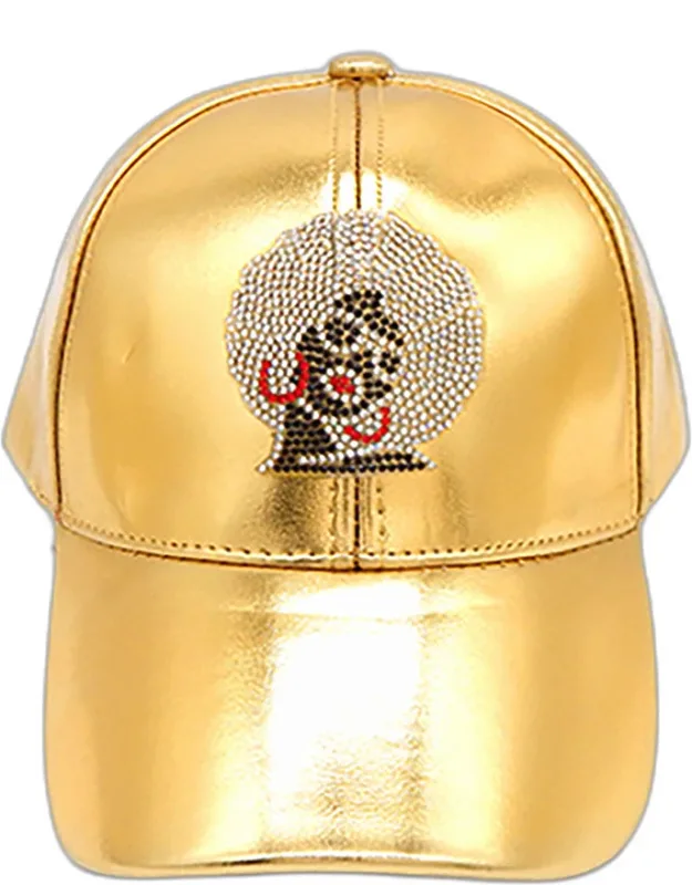 Bling Afro Baseball Cap
