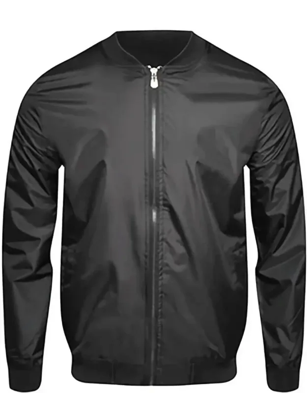 Relaxed-fit Lightweight Stretch Zip-up Bomber Jacket