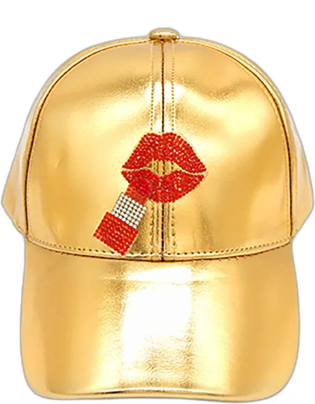 Bling Lip Baseball Cap