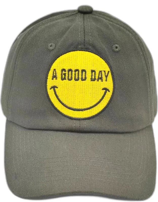 Smile A Good Day Message Baseball Cap