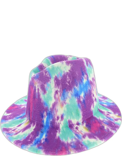Abstract Patterned Panama Hat