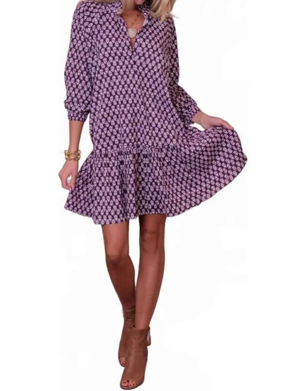 Button Front Mini Dress