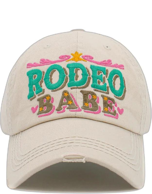 Rodeo Babe Vintage Baseball Cap