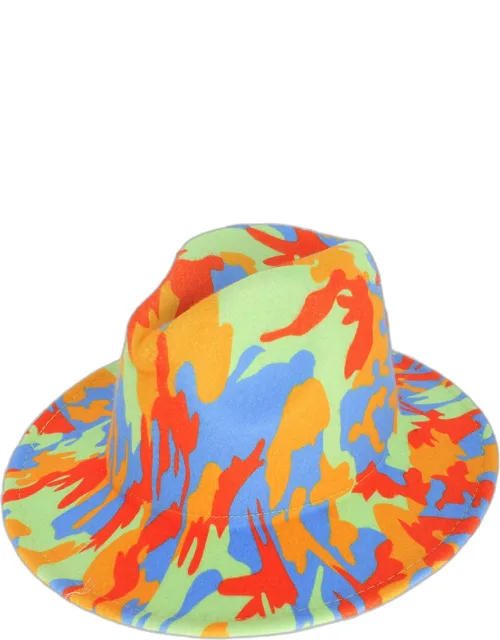 Abstract Patterned Panama Hat