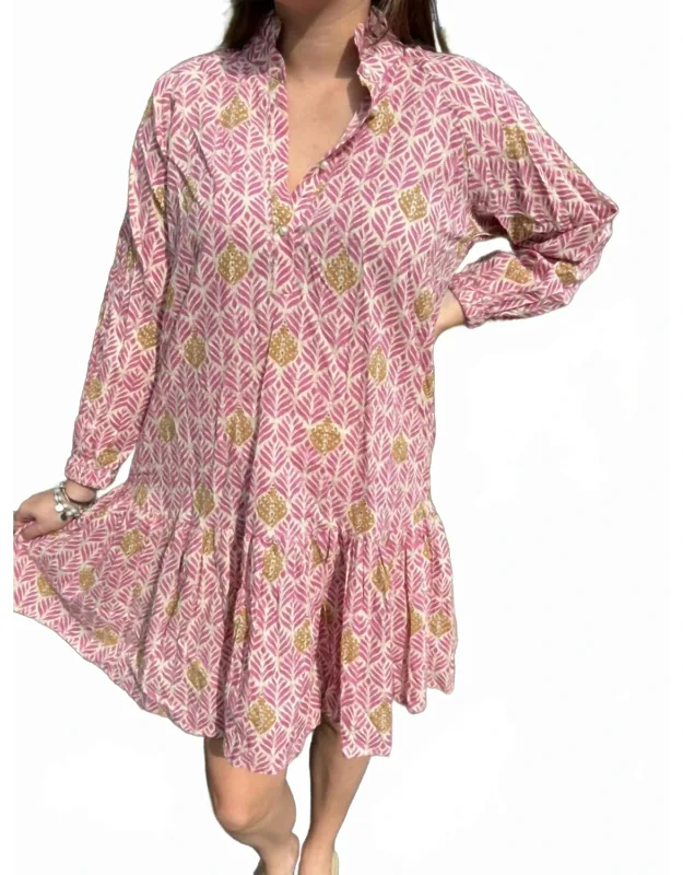 V-neck Mini Dress