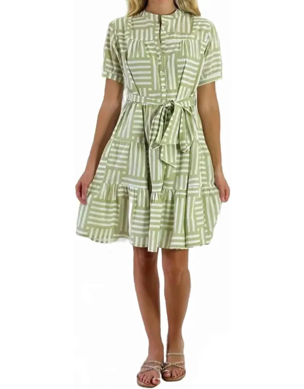 Ibiza Short Sleeve Mini Dress