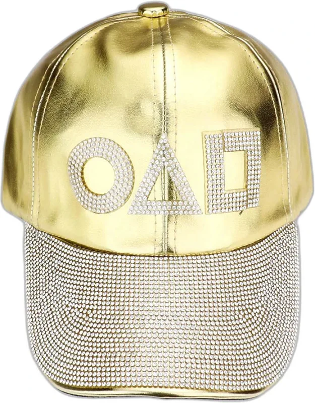 Bling Circle Triangle Square Accented Baseball Cap