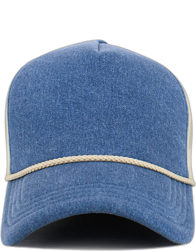 Plain Premium Pigment Foam Trucker Hat