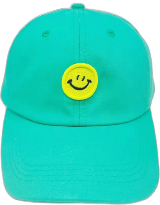 Smile Accented Solid Baseball Cap