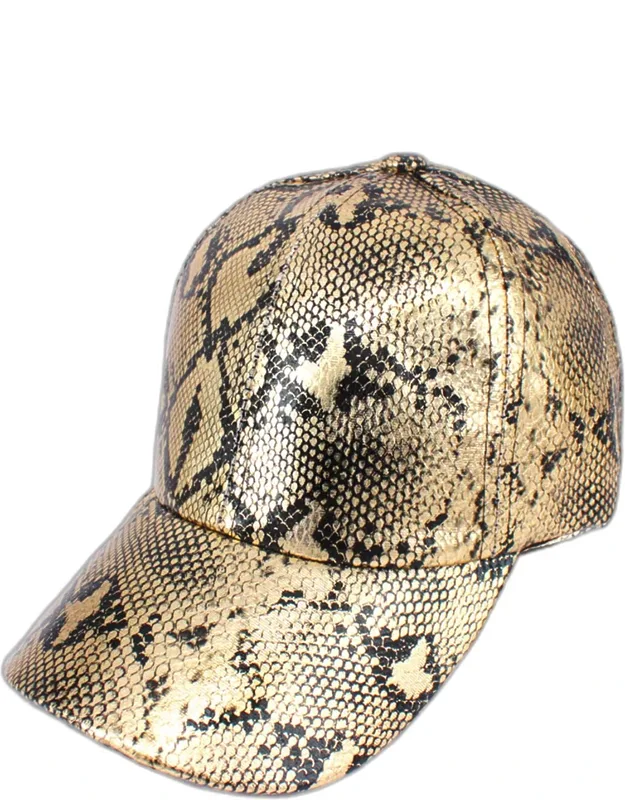 Snake Skin Patterned Cap