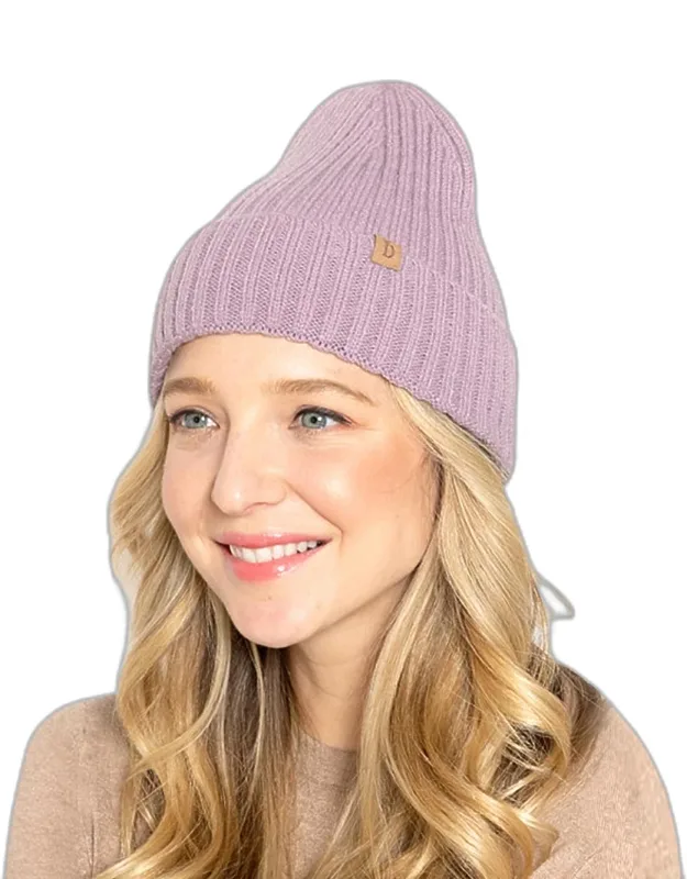 Ribbed Cuff Beanie Hat