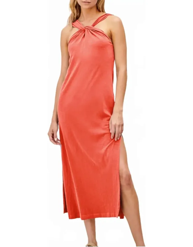 Keyhole Midi Dress