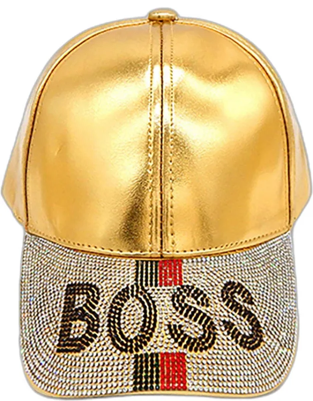 Bling Boss Message Baseball Cap
