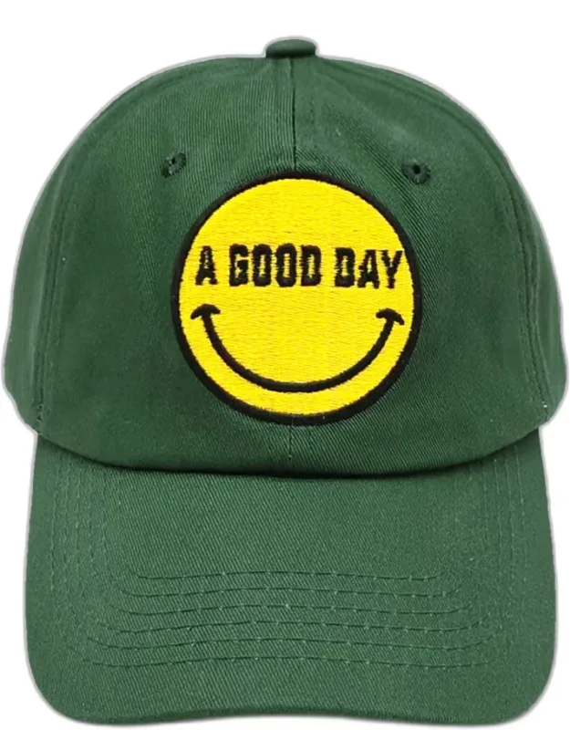 Smile A Good Day Message Baseball Cap