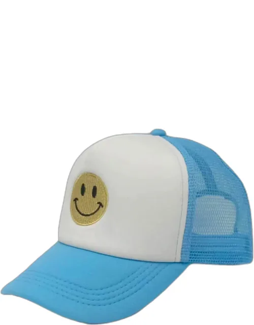 Smile Accented Mesh Back Baseball Cap