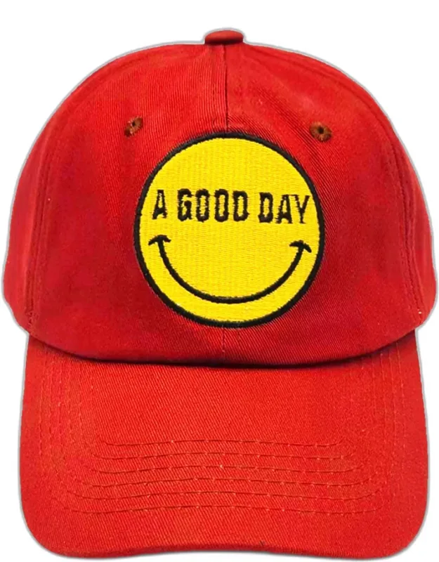 Smile A Good Day Message Baseball Cap
