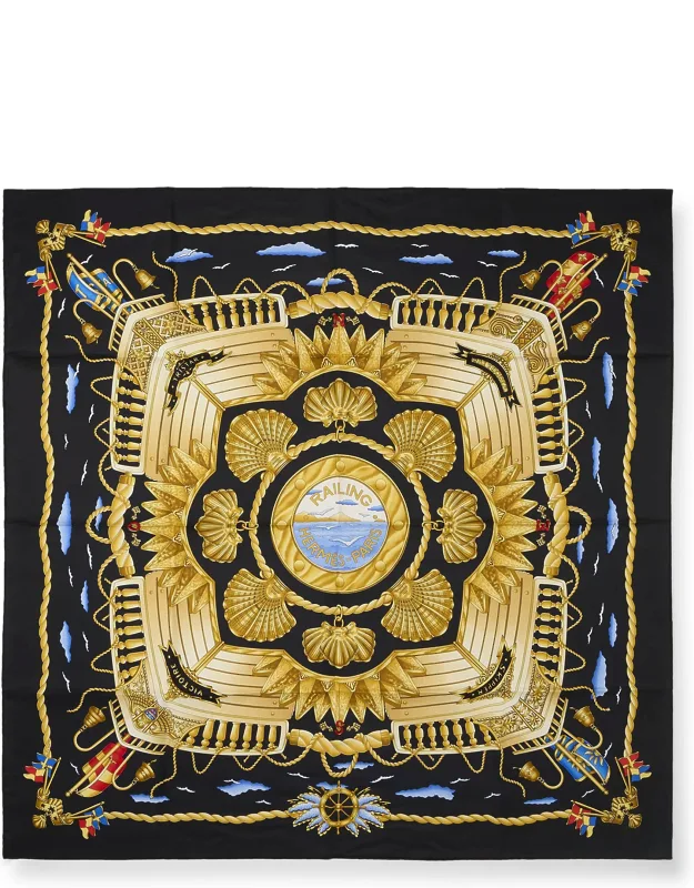 Railing Silk Scarf