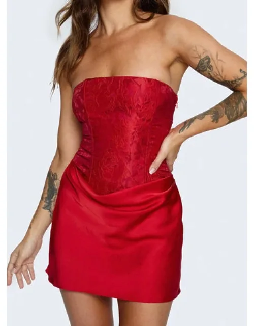 Drape Mini Dress