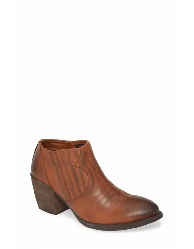 Malina Western Leather Booties