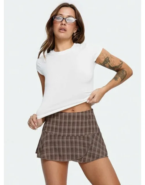 Mini Skirt Multi Check