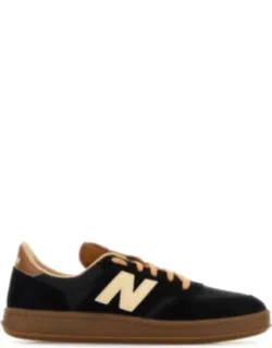 Leather And Suede T500 Sneakers