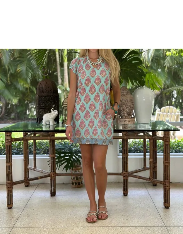 V-neck Mini Dress
