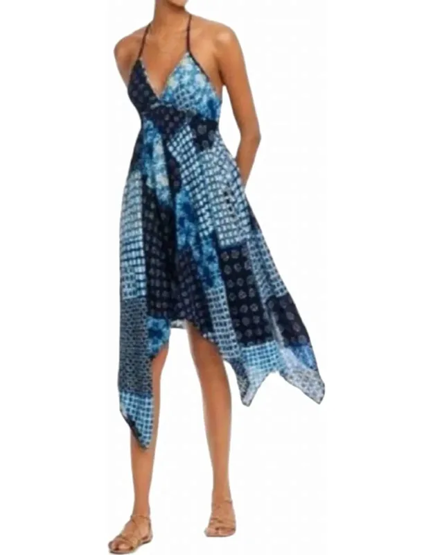 Asymmetrical Floral Dress