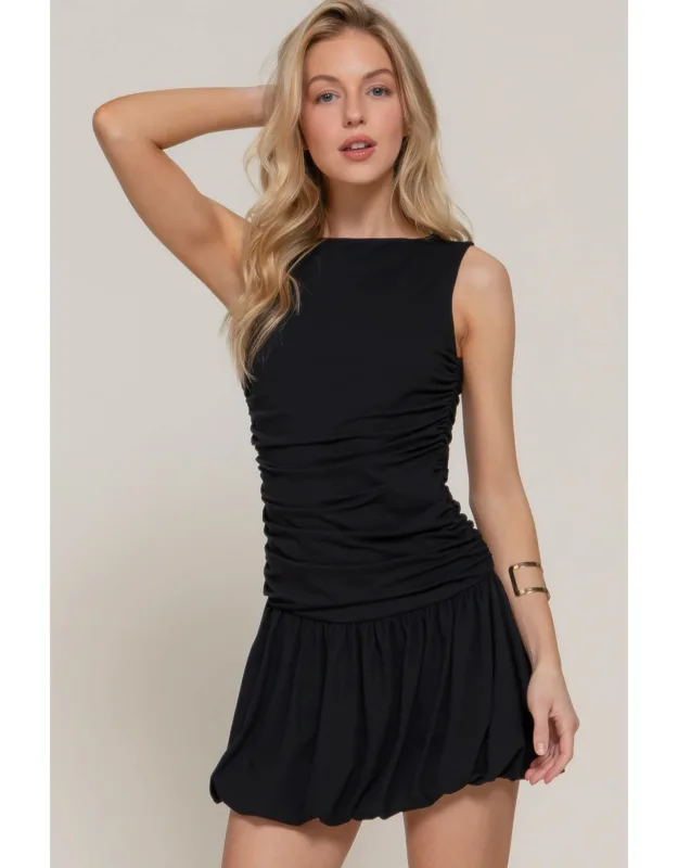 Voluminous Mini Dress