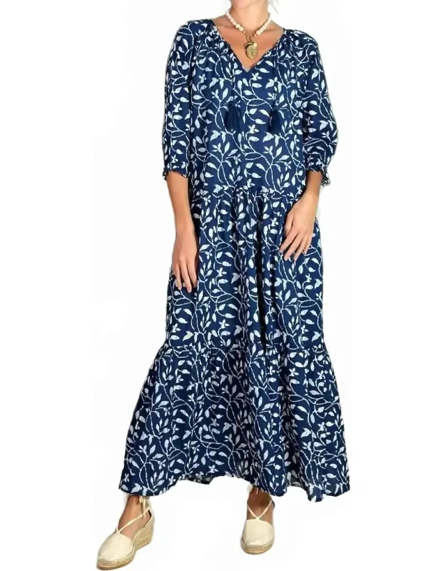 Raye V-neck Long Maxi Dress
