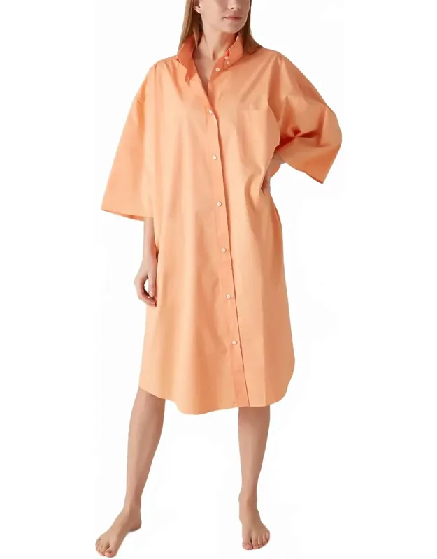 Poplin Shirt Dress