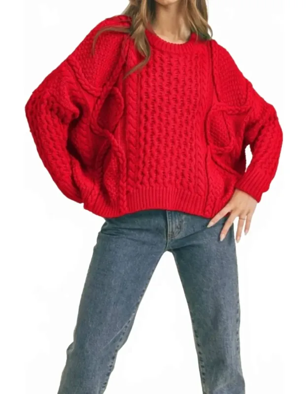 Ribbed Crew Sweater